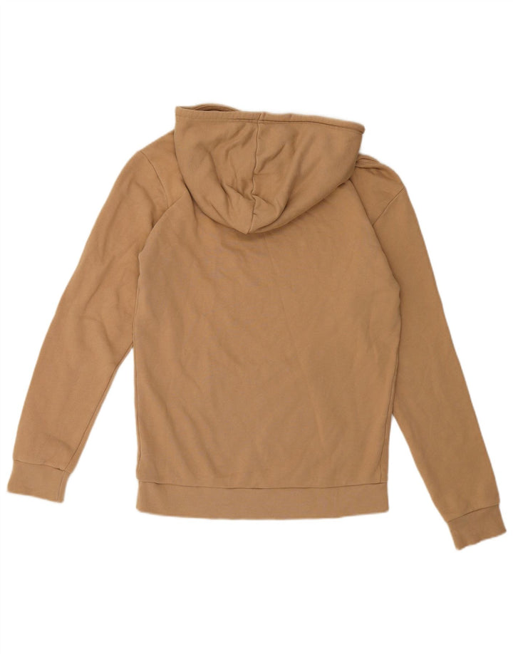 Felpa con cappuccio da uomo Adidas Small in cotone marrone