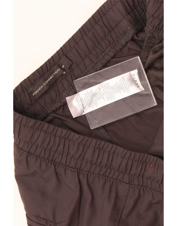 Pantaloni cargo da jogging da uomo French Connection medi W32 L29 poliestere grigio