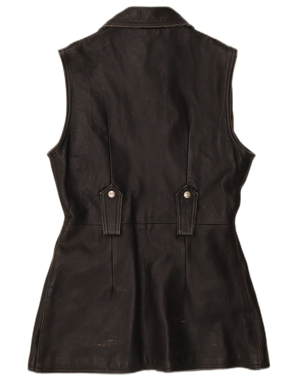 Gilet in pelle da donna Gossip UK 12 medio nero