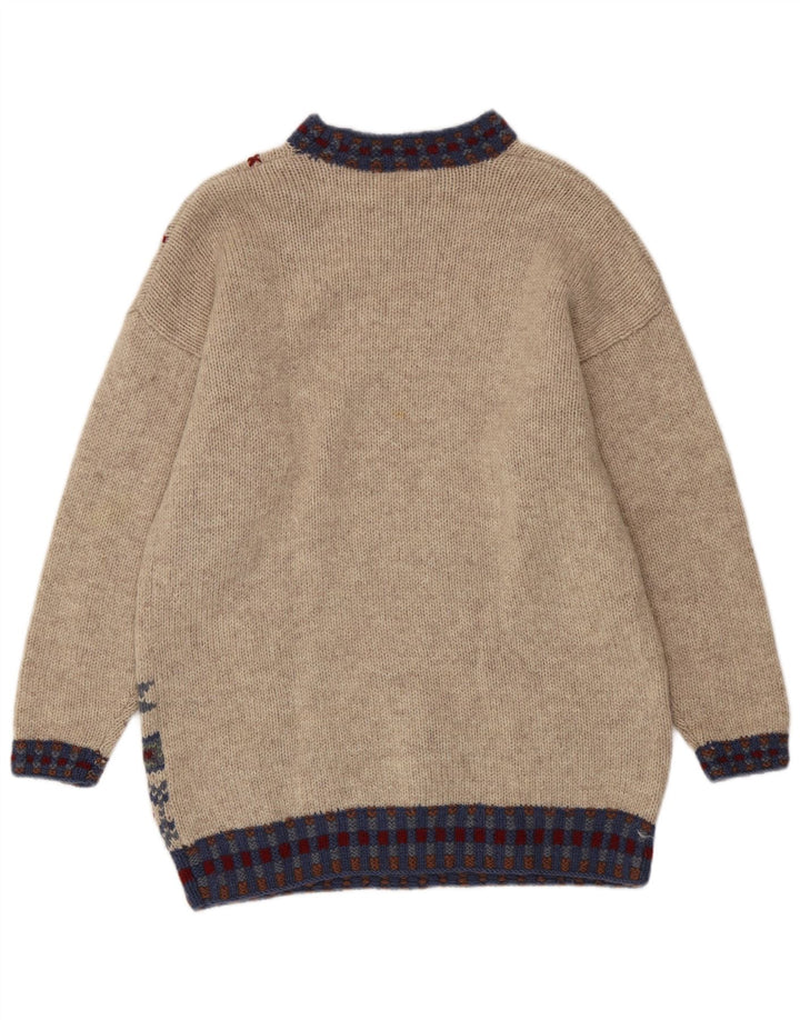 Maglione a collo alto da donna River Island EU 36/38 piccolo Beige