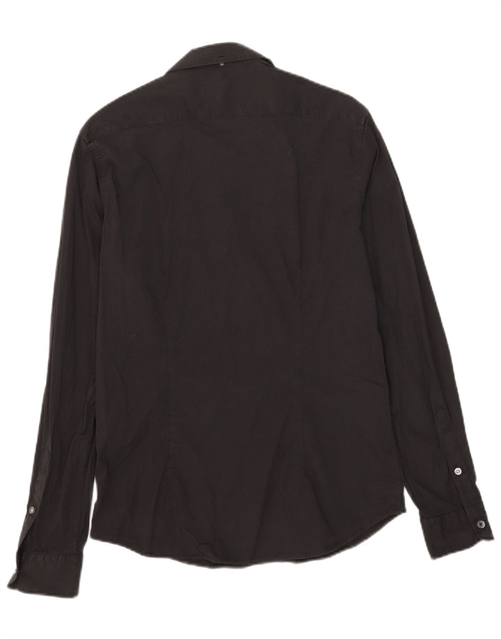 Camicia Uomo Gas Small Nera in Cotone