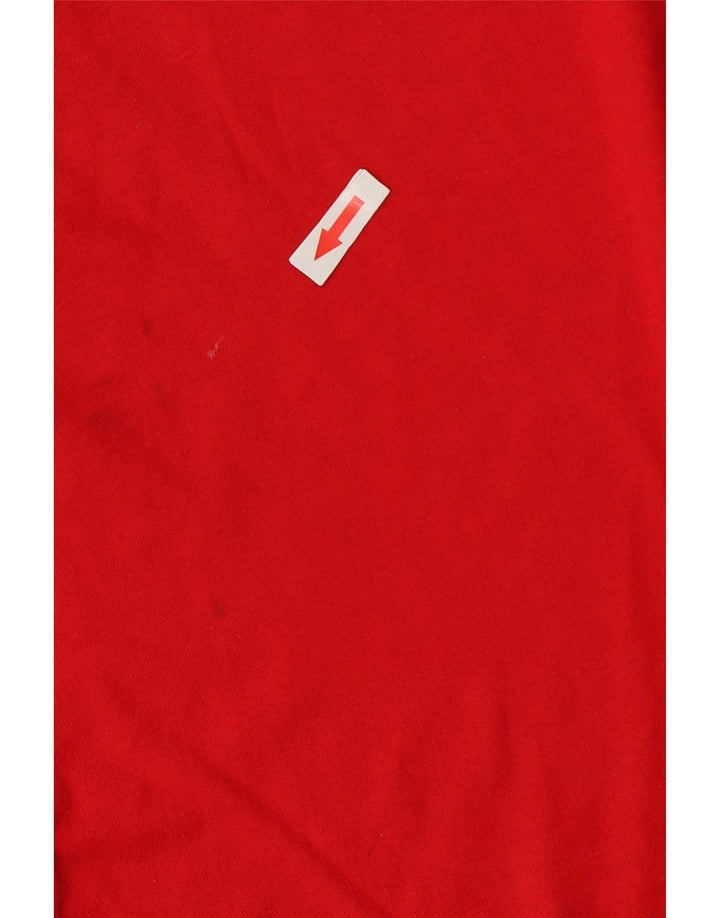 T-shirt grafica da uomo Champion Top grande in cotone rosso