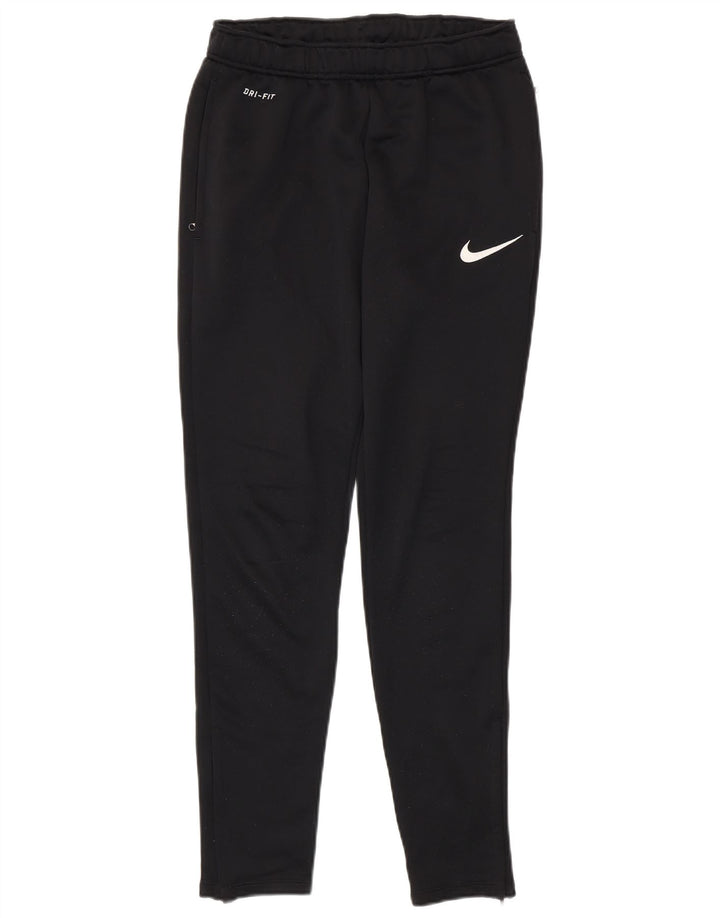 Pantaloni da tuta Nike Dri Fit da uomo piccoli in poliestere nero