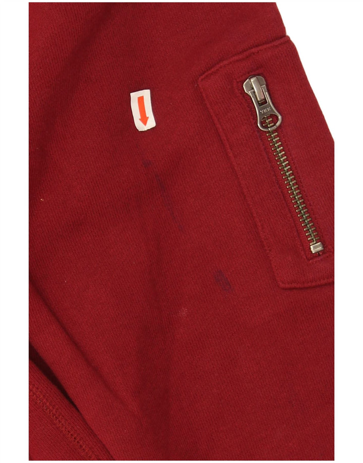 Felpa con grafica Nike da uomo, piccola, in cotone bordeaux