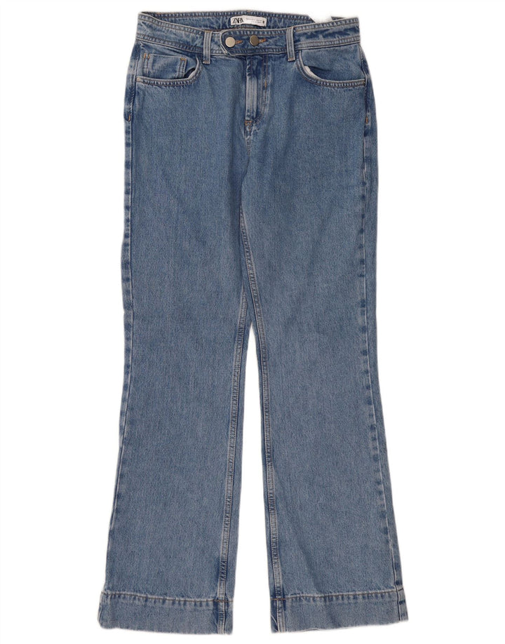 Jeans Bootcut da donna Zara EU 38 Small W28 L32 Blu