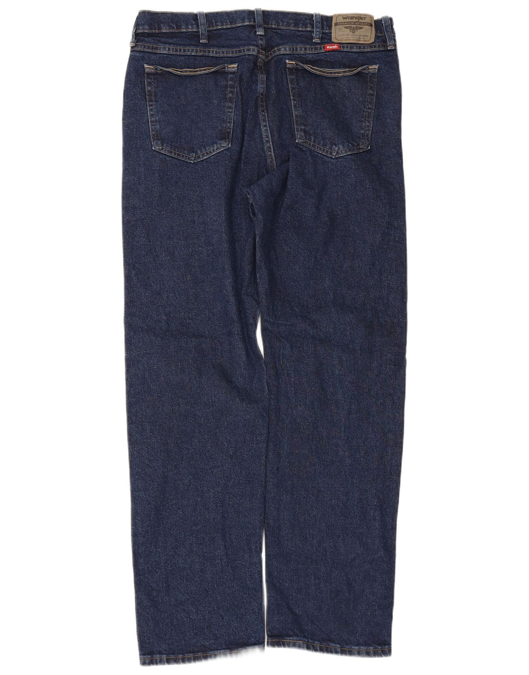 Jeans dritti da uomo Wrangler W36 L32 cotone blu navy