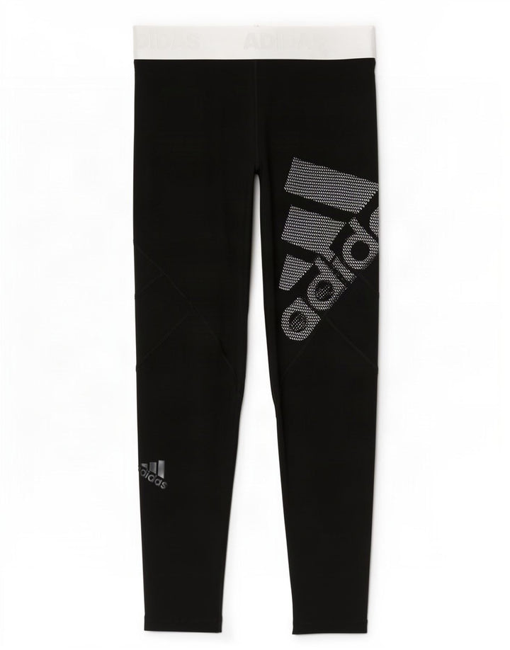 Leggings Adidas Climacool Graphic da donna UK 16/18 Grande poliestere nero