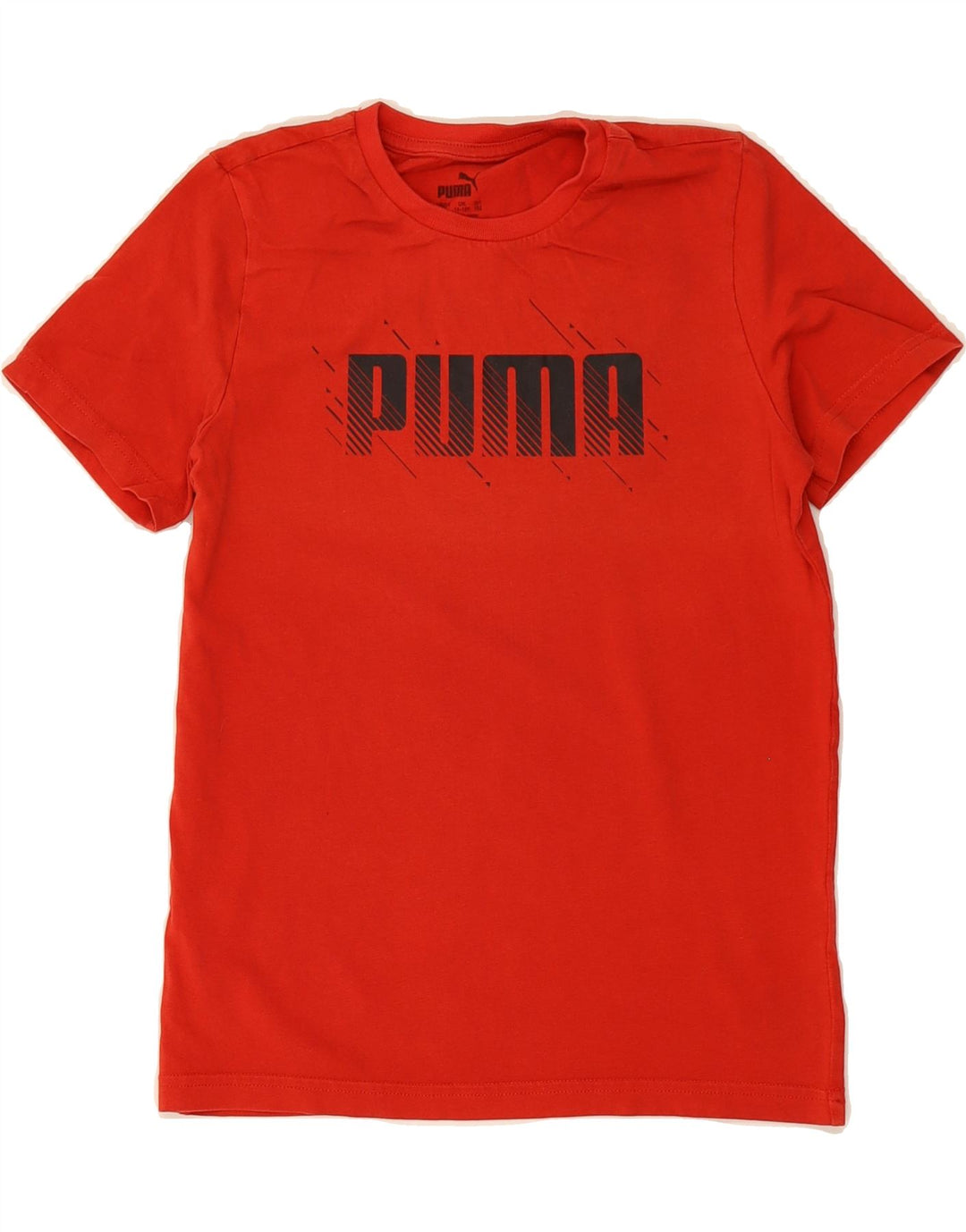 PUMA Boys Graphic T-Shirt Top 11-12 Years Red Vintage Puma and Second-Hand Puma from Messina Hembry 