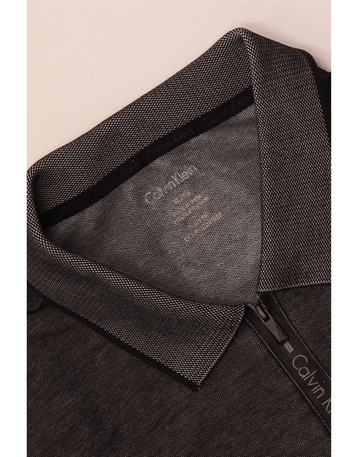 Polo da uomo Calvin Klein XL grigia screziata