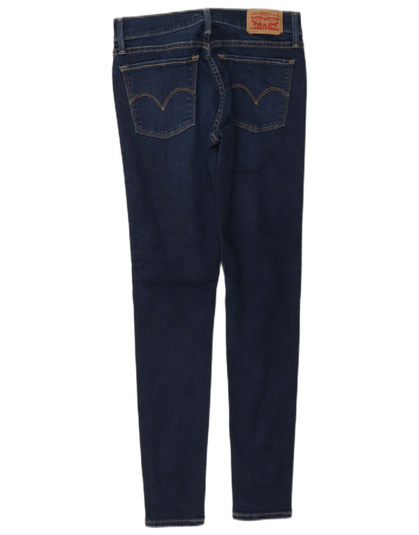 Jeans Levi's da donna 710 super skinny W25 L28 cotone blu navy