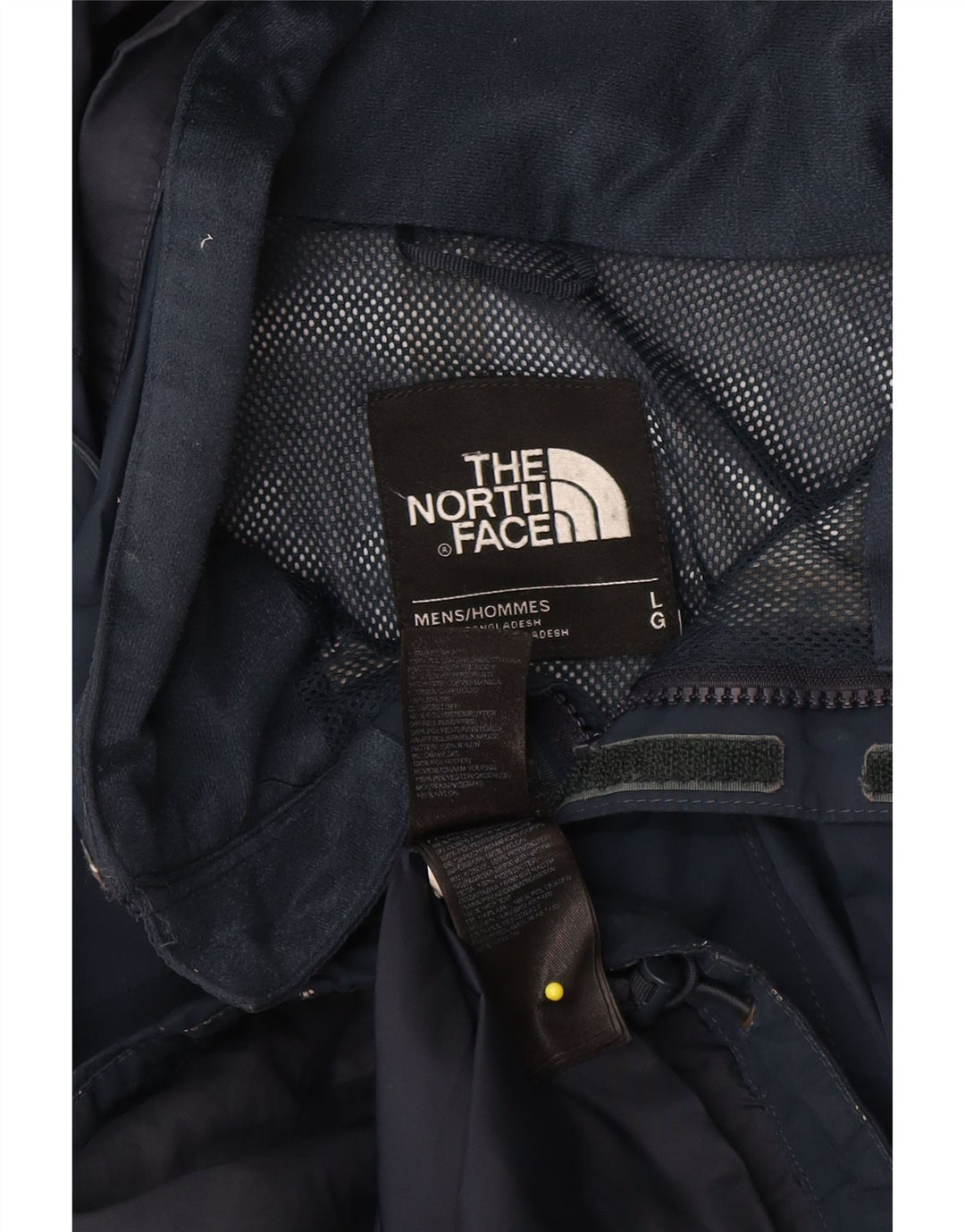 Giacca antipioggia da uomo con cappuccio The North Face UK 40 Large in poliestere blu navy