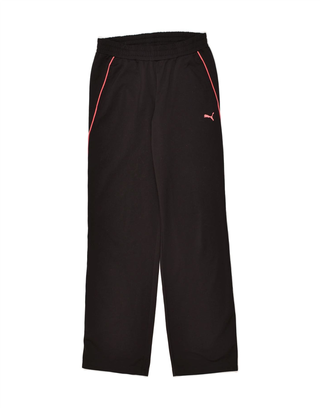 PUMA Girls Tracksuit Trousers 13-14 Years XL Black Polyester | Vintage Puma | Thrift | Second-Hand Puma | Used Clothing | Messina Hembry 