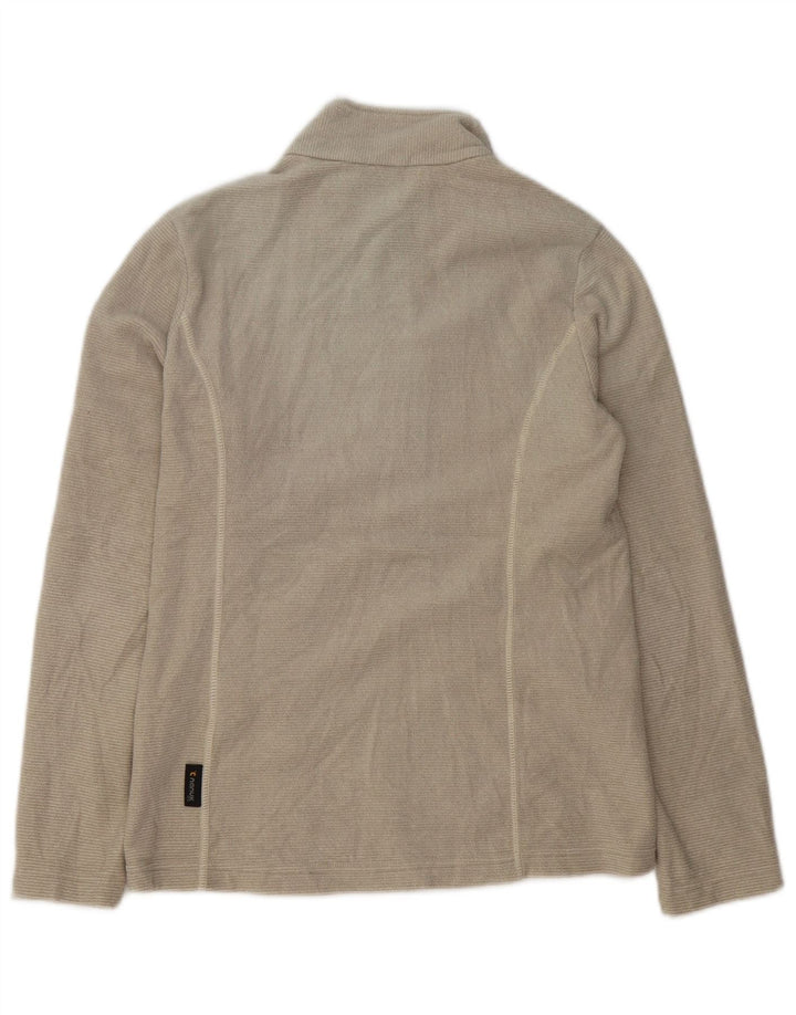 Giacca in pile da donna Jack Wolfskin UK 8/10 Small Beige Poliestere