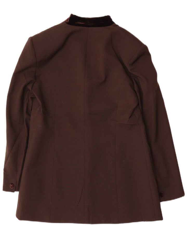 Cappotto Donna Luisa Spagnoli IT 46 Large Marrone Lana