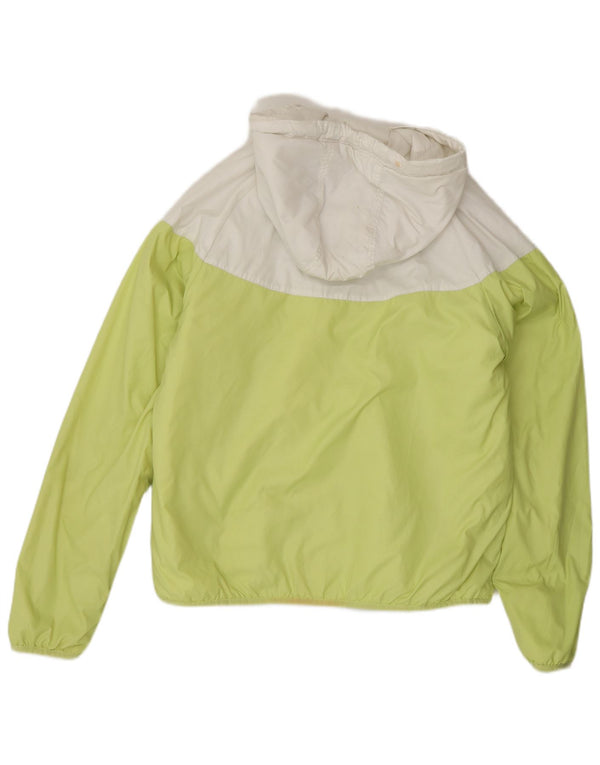 NIKE Bomber con cappuccio da uomo UK 38 Poliestere color block verde medio