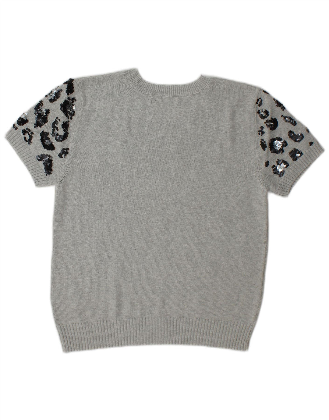 Maglione maglione girocollo da donna Marks & Spencer UK 14 Grigio medio