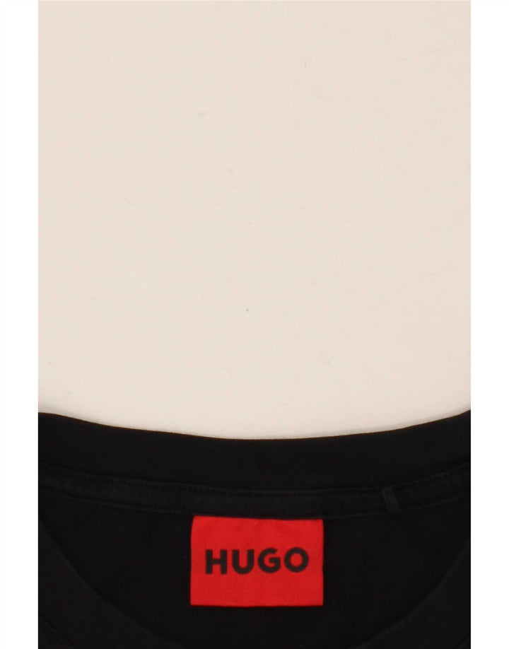 T-shirt grafica da uomo Hugo Boss Top nera media