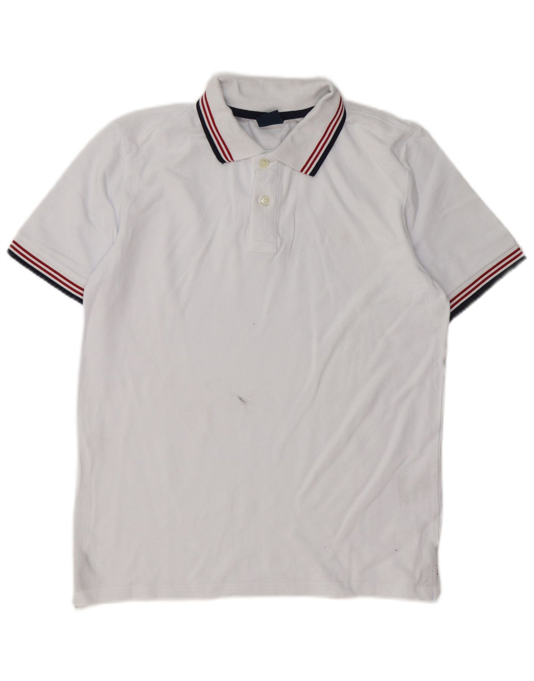 Polo grafica da uomo North Sails piccola in cotone bianco