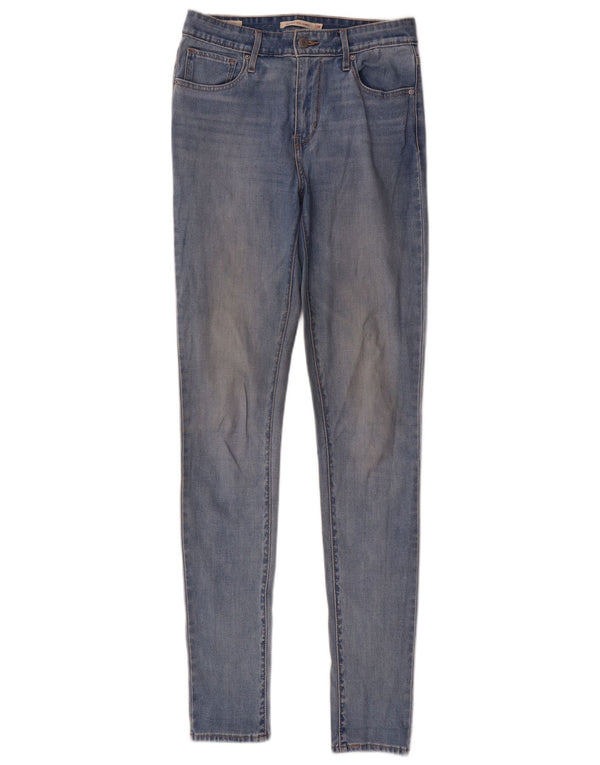 Jeans skinny a vita alta Levi's 721 da donna W28 L34 cotone blu