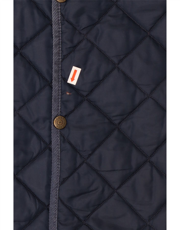 Giacca trapuntata da uomo Henri Lloyd UK 42 XL Nylon blu navy
