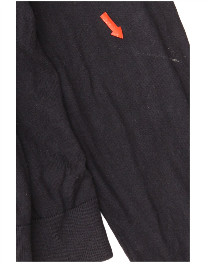 Maglione cardigan da uomo su misura Marks & Spencer grande blu navy