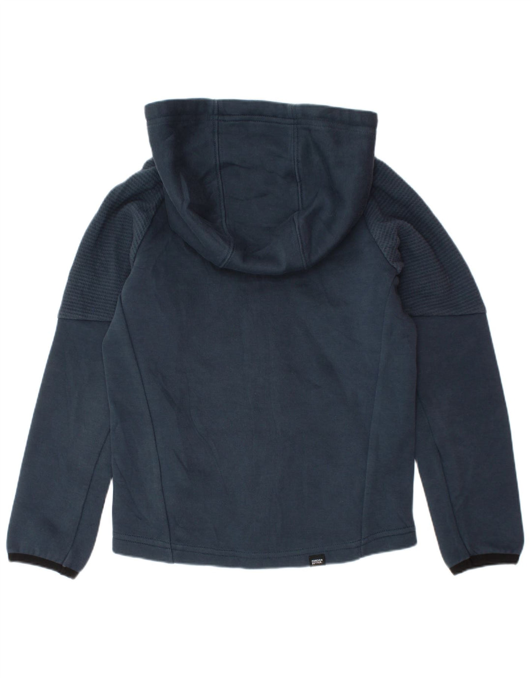 Felpa con cappuccio e zip PUMA per ragazzi 5-6 anni in cotone blu navy