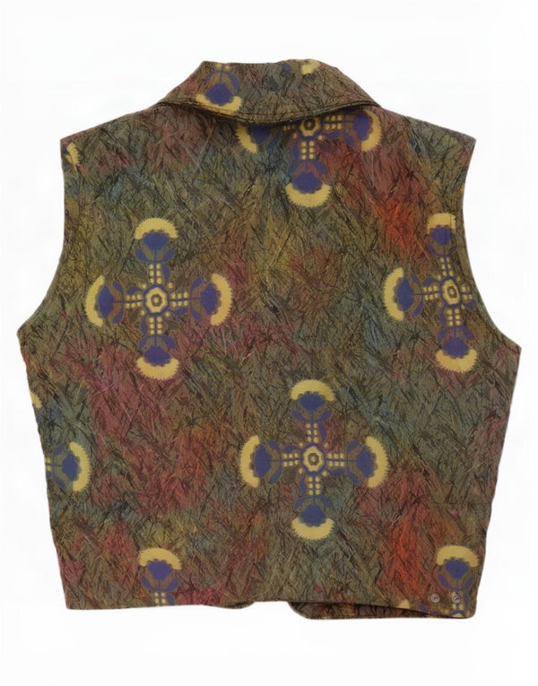 Chervo Womens Ski Oversized Gilet IT 44 Medium Multicoloured Floral