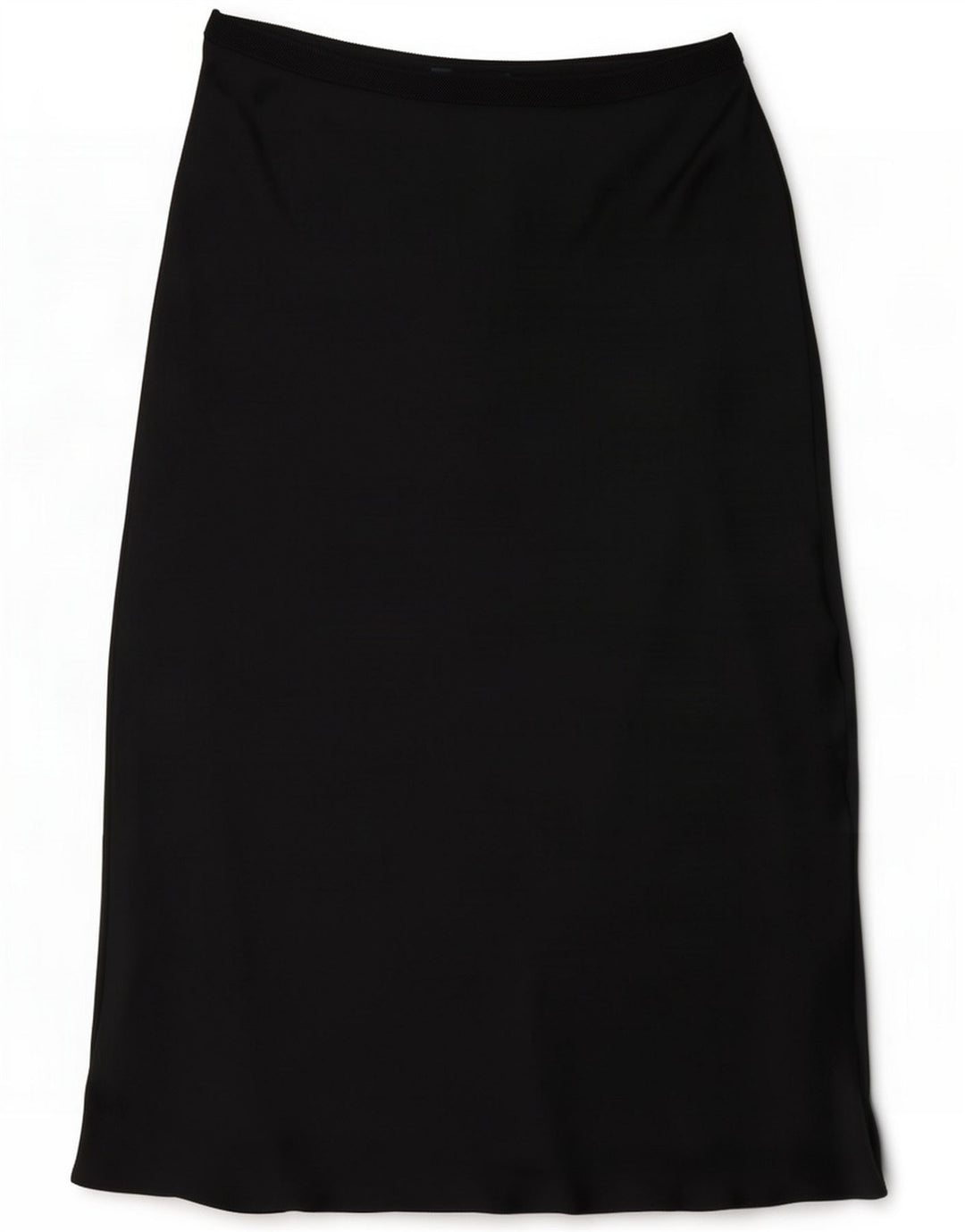 Gonna midi da donna Marks & Spencer UK 14 Large W32 Poliestere nero