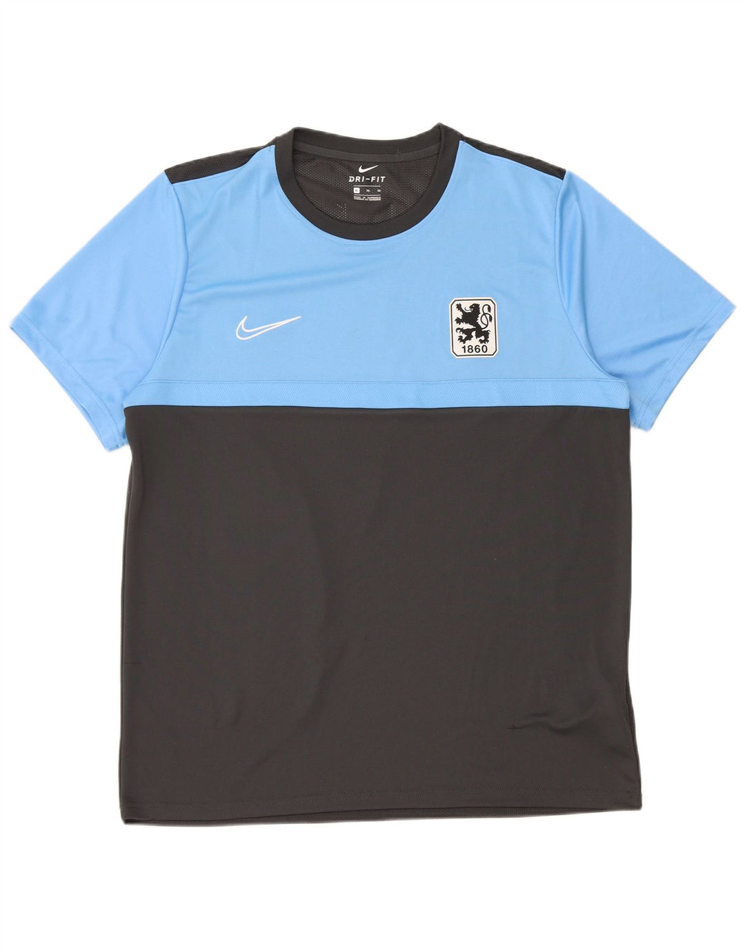 T-shirt grafica da uomo Nike Munchen Top XL poliestere color block grigio