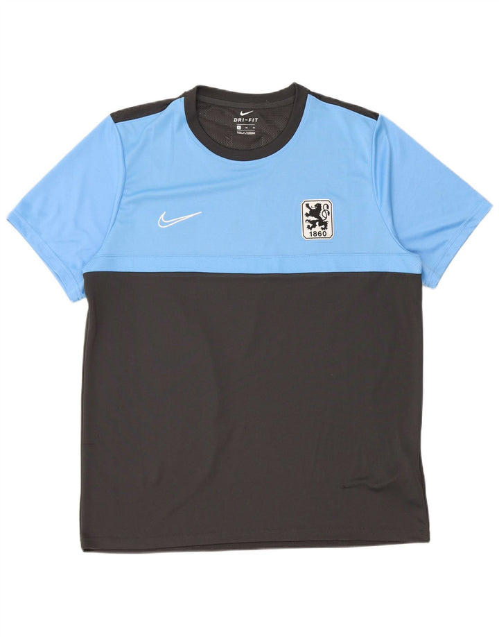 T-shirt grafica da uomo Nike Munchen Top XL poliestere color block grigio
