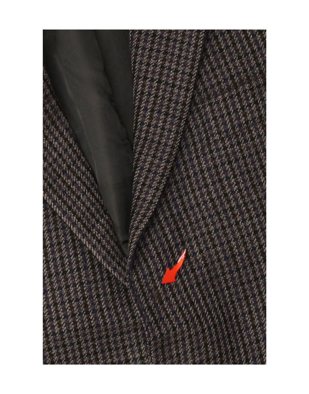 Giacca blazer a 2 bottoni da uomo Chaps UK 38 pied de poule grigio medio