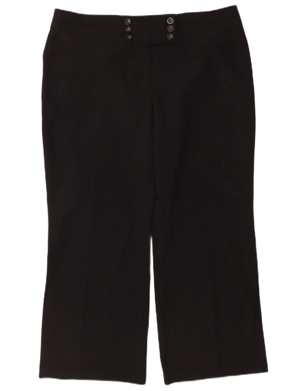 Pantaloni casual larghi da donna Marks & Spencer UK 18 XL W38 L28 neri