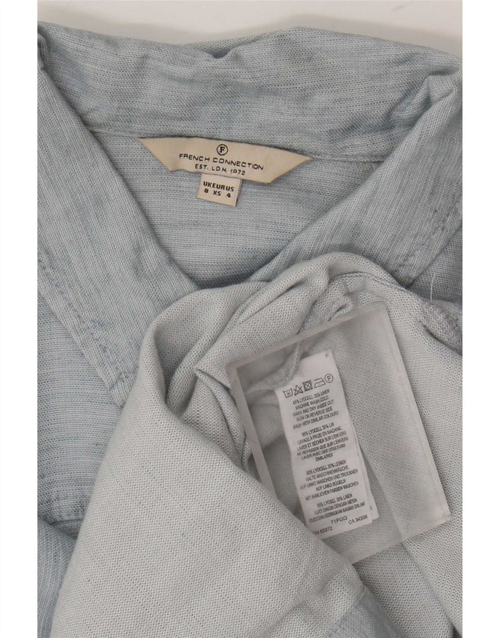 Abito camicia da donna French Connection UK 8 Piccolo Lyocell blu