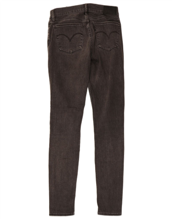 LEVI'S Jeans 710 Super Skinny da Donna W26 L29 Cotone Grigio