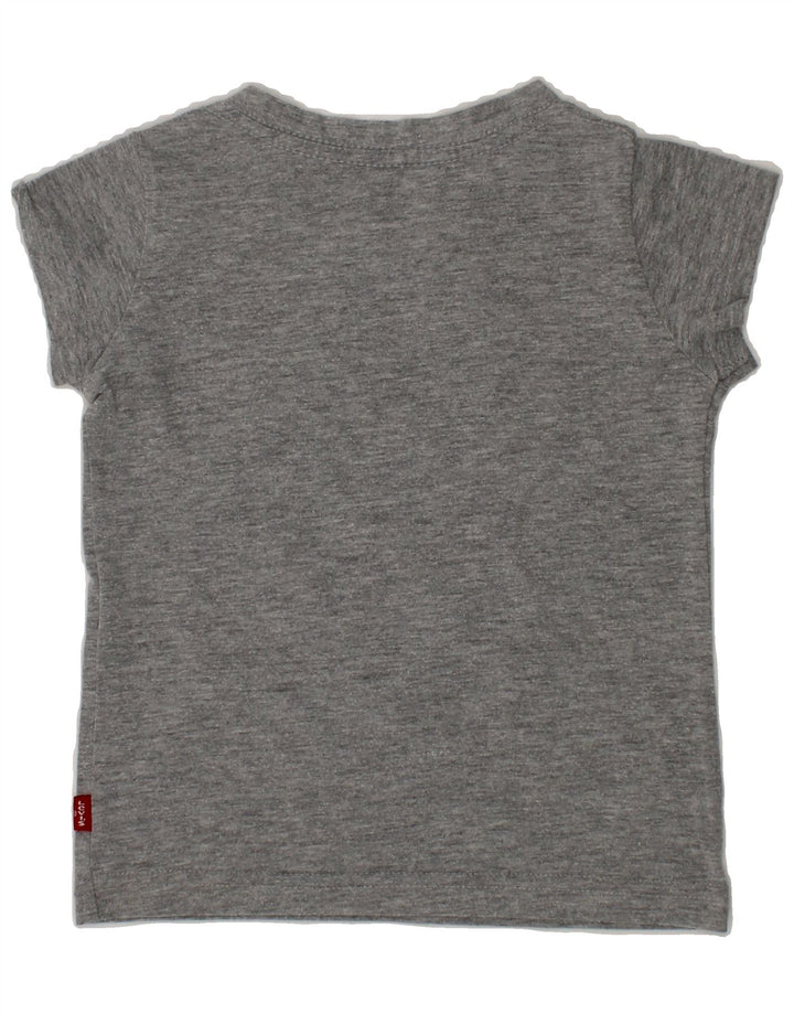 LEVI'S Girls Graphic T-Shirt Top 2-3 Years Grey Vintage Levi's and Second-Hand Levi's from Messina Hembry 