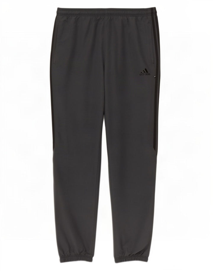 Pantaloni da tuta da uomo Adidas Joggers grandi in poliestere grigio