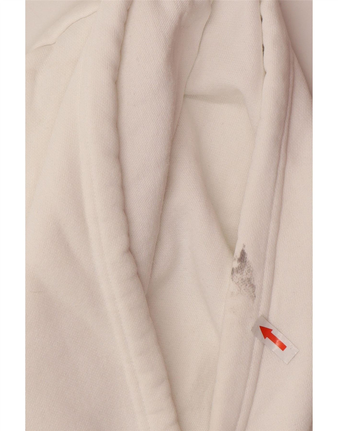 Felpa con cappuccio da uomo Champion piccola in cotone bianco