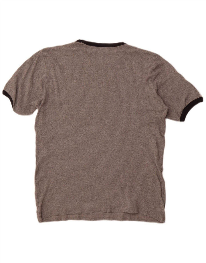T-shirt da uomo BUFFALO Top in cotone grigio medio