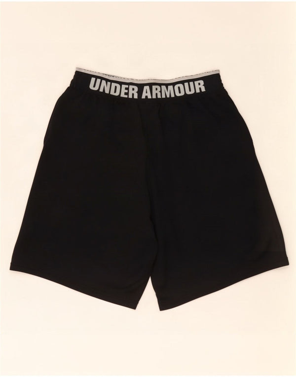 Pantaloncini sportivi grafici da uomo Under Armour dal taglio ampio, colore nero medio