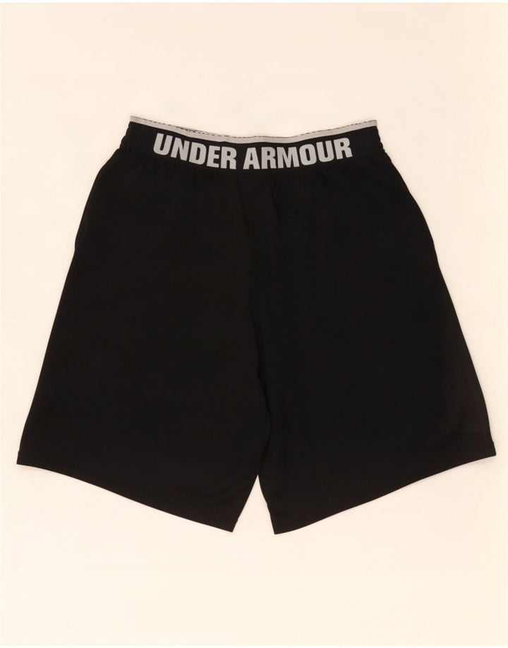 Pantaloncini sportivi grafici da uomo Under Armour dal taglio ampio, colore nero medio