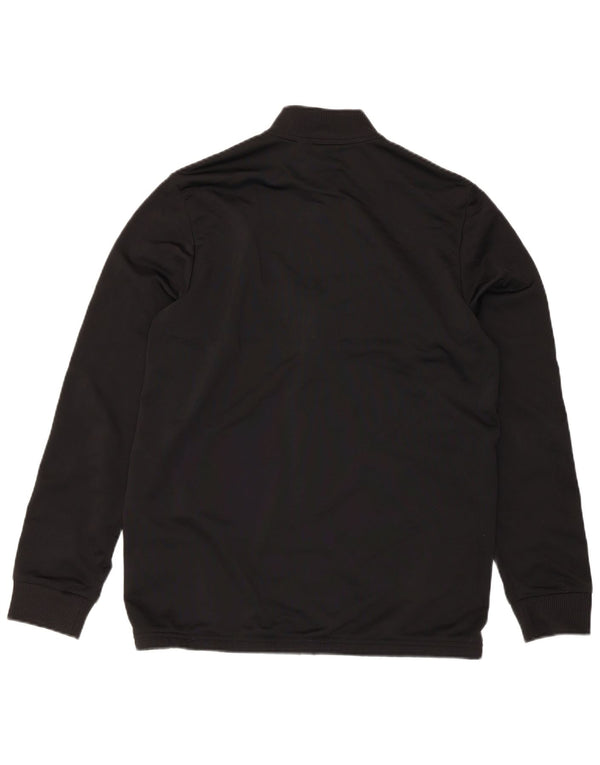 Giacca da tuta da ragazzo Adidas 15-16 anni nera Colourblock Sports