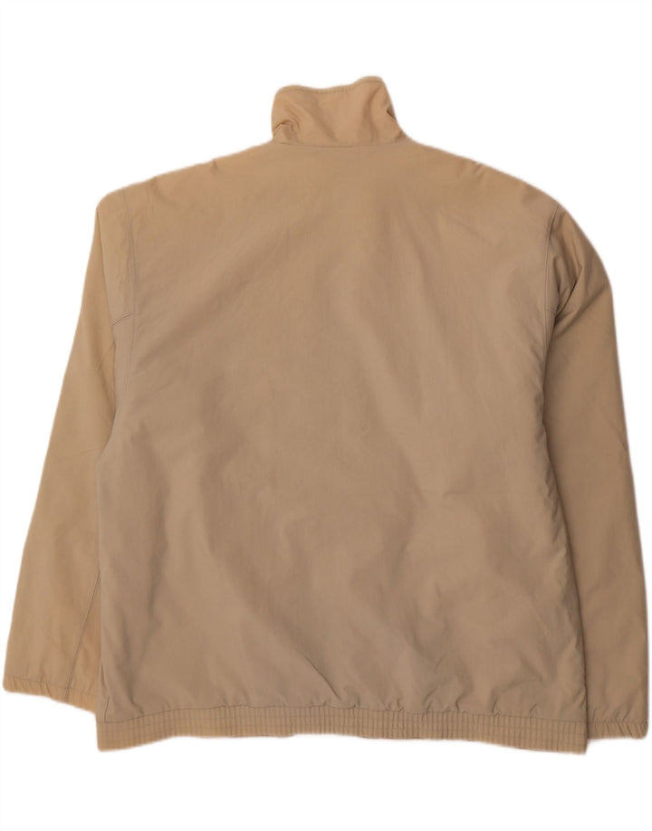 ADIDAS Mens Windbreaker Jacket UK 44/46 Large Beige Cotton Vintage Adidas and Second-Hand Adidas from Messina Hembry 
