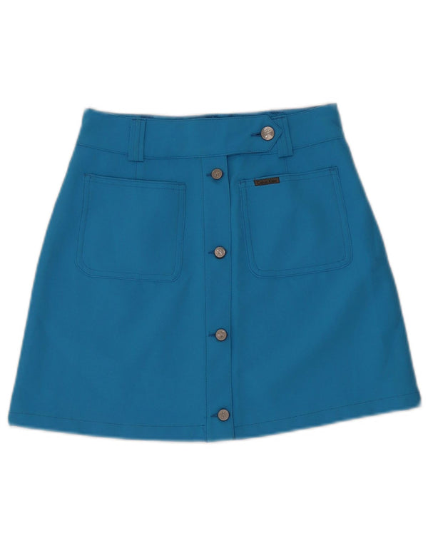 Minigonna da donna Calvin Klein W26 piccola in poliestere blu
