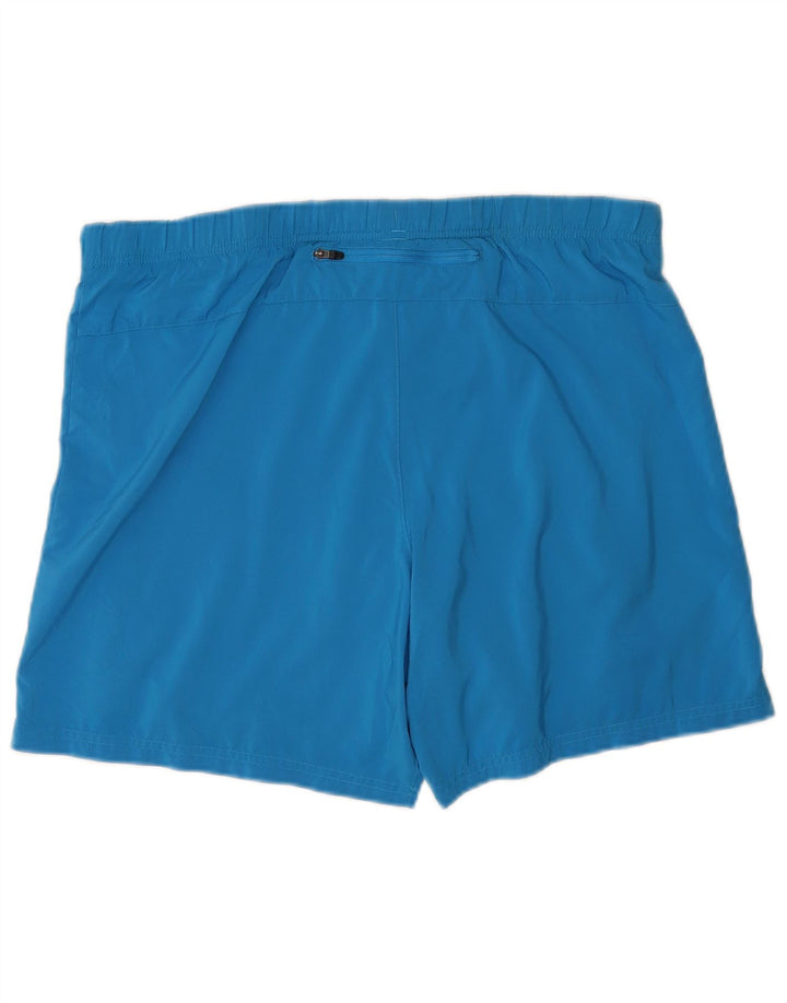 Pantaloncini sportivi da uomo Asics grandi blu in poliestere