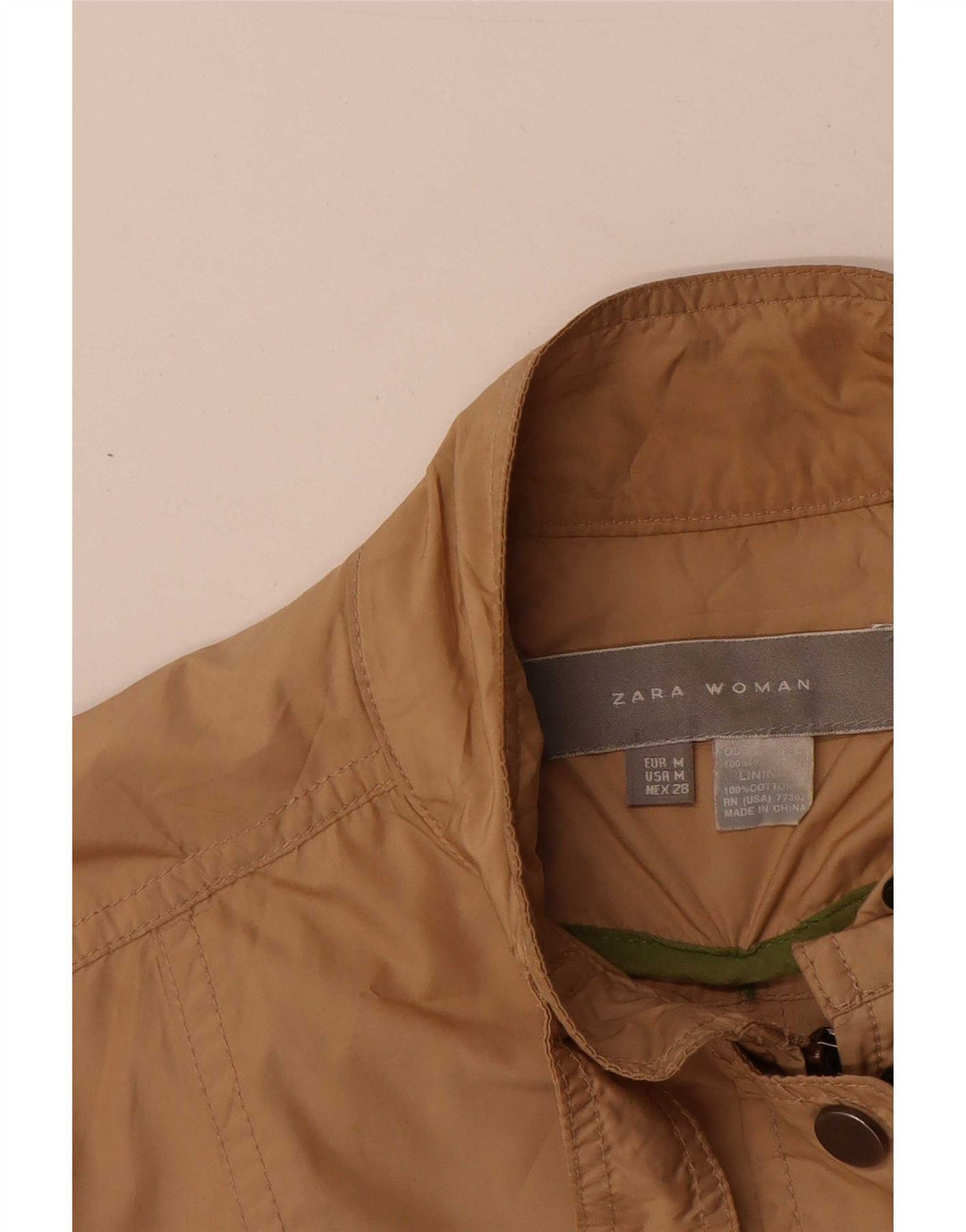 Giacca utility da donna Zara UK 12 beige medio