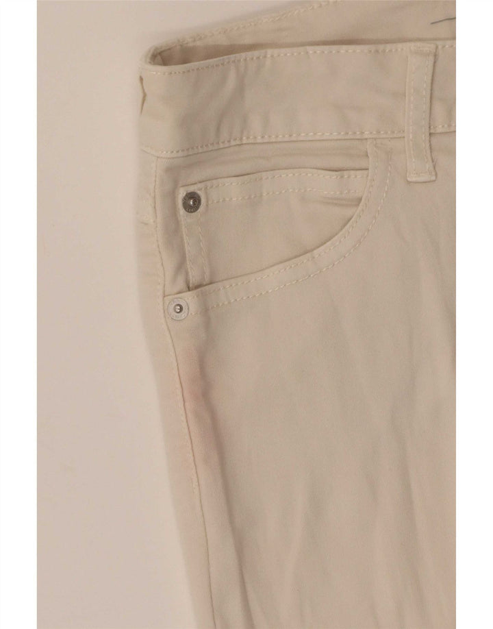 Pantaloni Capri da donna Marks & Spencer UK 10 piccoli W28 L22 bianco sporco