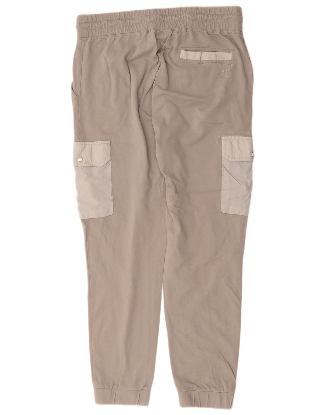 Pantaloni cargo da jogging da uomo Hugo Boss color grigio medio