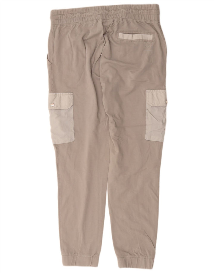Pantaloni cargo da jogging da uomo Hugo Boss color grigio medio