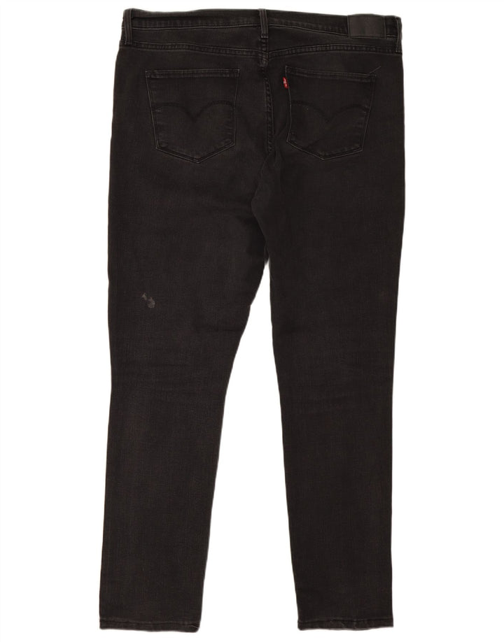 Jeans skinny da uomo Levi's W33 L32 cotone grigio