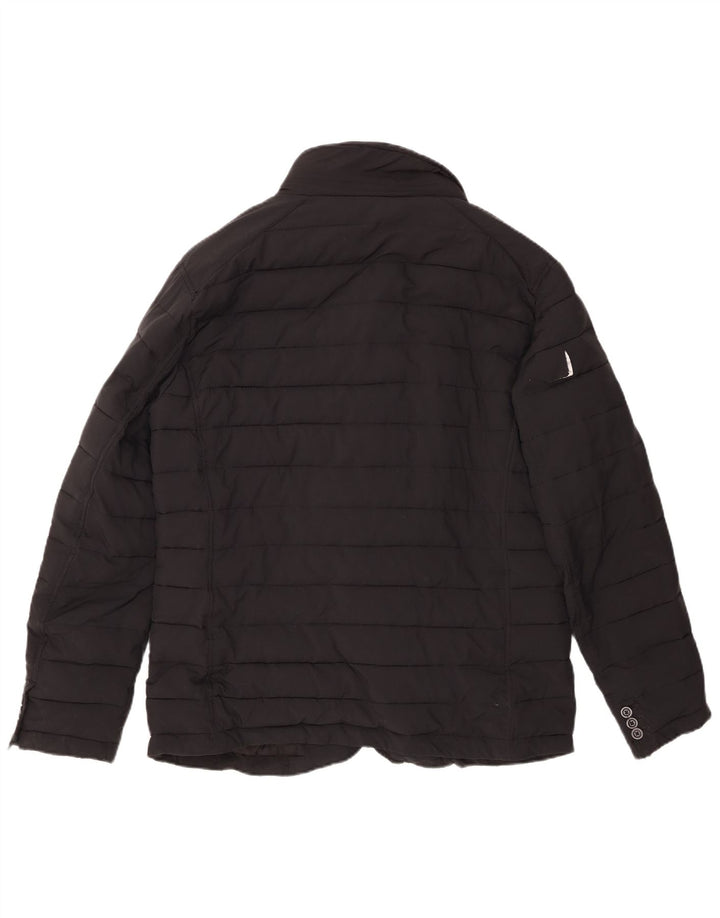 Giacca imbottita da uomo Zara UK 40 grande poliestere nero